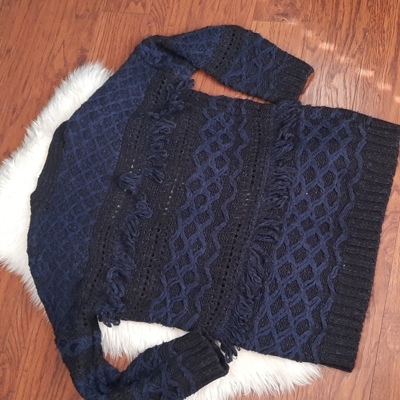 Lucky Brand Stevie Fringe Boho Cardigan Sweater - Picture 2 of 6